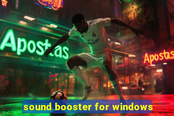 sound booster for windows